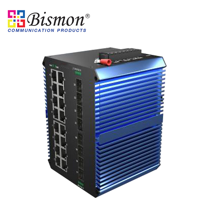 16-port-10-100-1000Base-T-with-8xSFP-slot-uplink-PoE-Managed-Industrial-grade-Switch-IP50-DC-48-58V